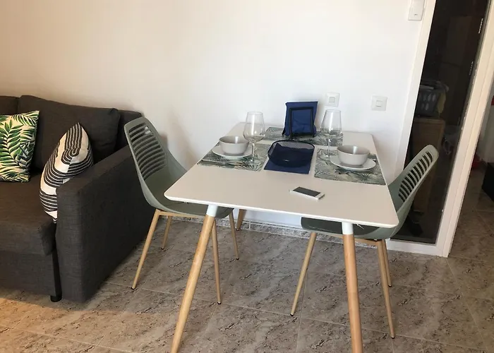 Torre Ii Palmeras Mit Seitlichem Meerblick Und Pool In